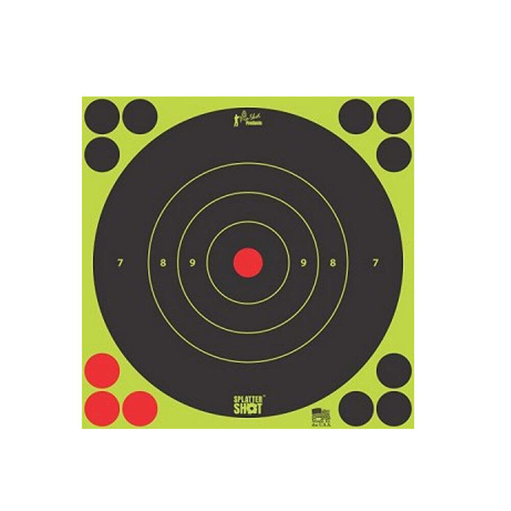 Targets Pro Shot Products Splatter Shot PRO-SHOT TARGET 17" GRN BULLSEYE 5PK • Model: Splatter Shot